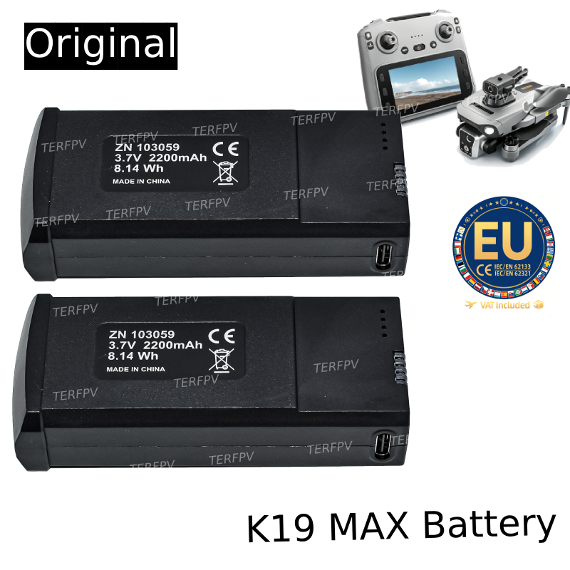 Eachine Drone E58 - Batteria originale per drone K19 Max